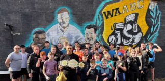 World Champion Robin Reid visits West Auckland ABC