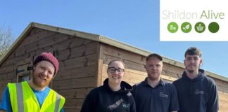 New shed shelters young and old