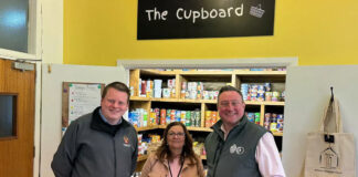 Moors donate food to Methodist Church