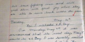 How Alice celebrated VE Day