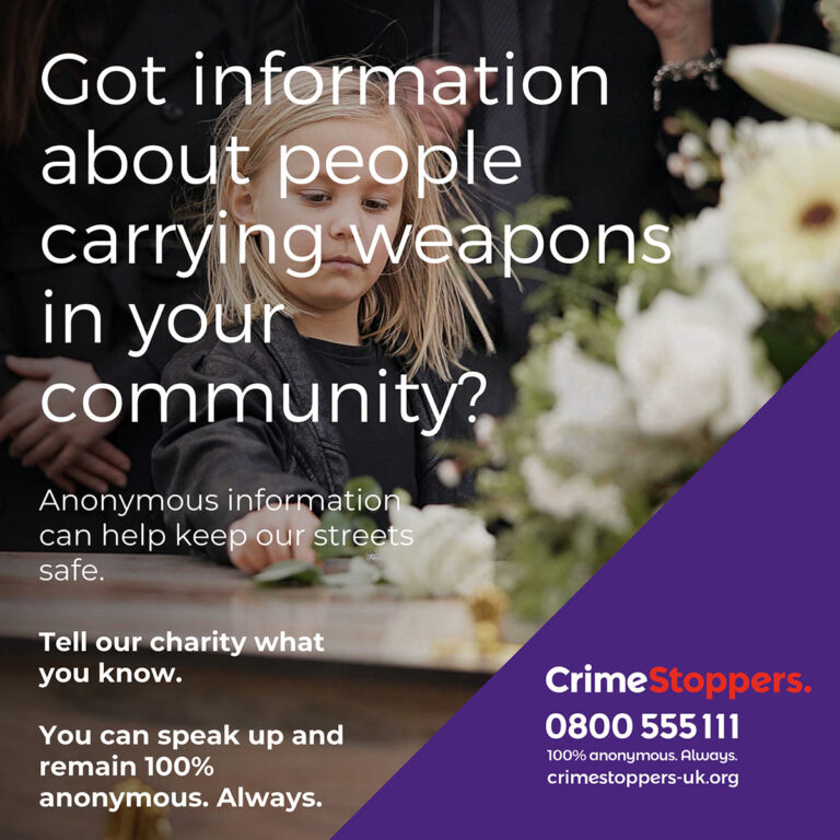 Crimestoppers weapons campaign launched