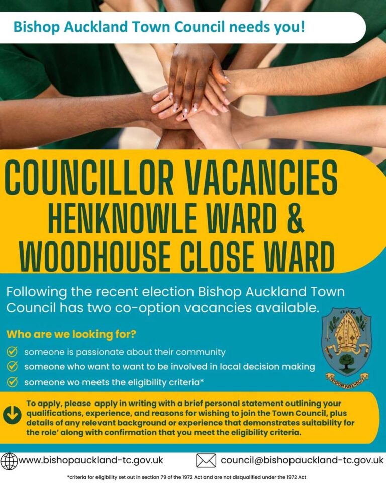 Town Council invites co-option applications Town Council invites co-option applications