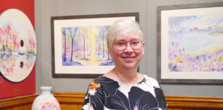 Debbie is putting heart into art