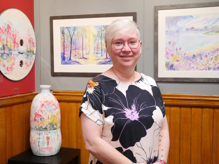 Debbie is putting heart into art Debbie is putting heart into art