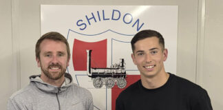 Shildon sign keeper Taylor
