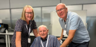 Network Rail help Bob celebrate 99th birthday