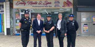 PCC and MP visit Spennymoor after plea