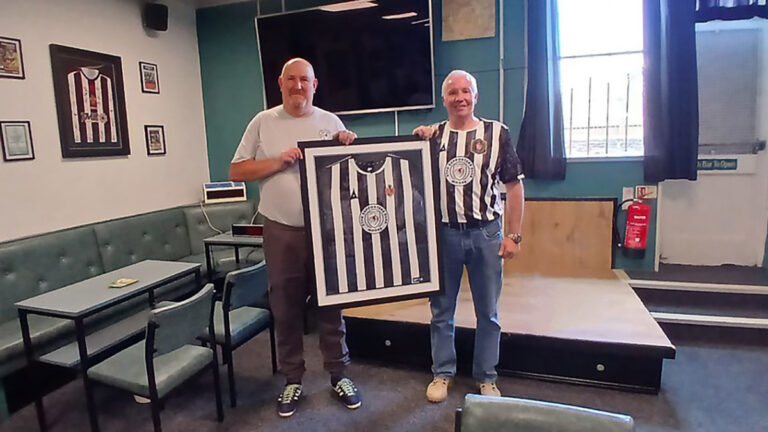Walking Football Club thanks Moors supporters for funding