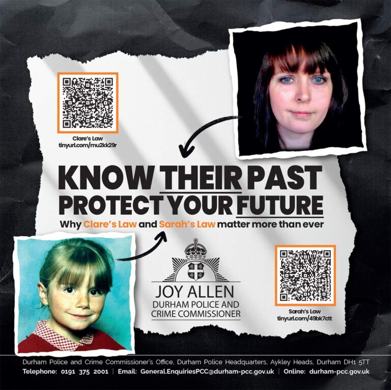 Why Clare’s Law and Sarah’s Law matter more than ever Why Clare’s Law and Sarah’s Law matter more than ever