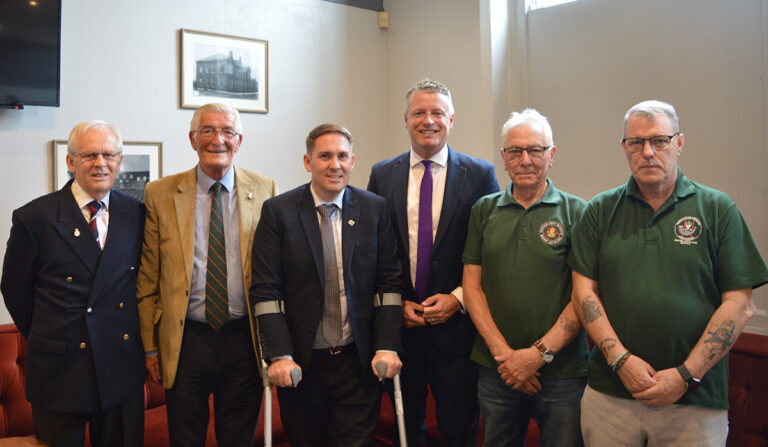 MP enjoys afternoon tea