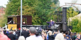 Royal send off for Locomotion No.1