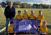 Chilton U8s give support to Team Solan