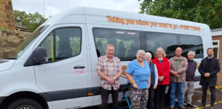 New Shildon Community Bus arrives