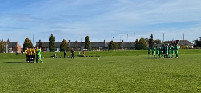 Both clubs observed a minute's silence in memory of former Ferryhill player, Kevin Simpson, who passed away last week.