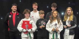 Trophies all around for Blade Taekwondo