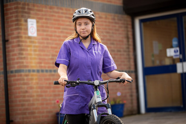 Care staff reach more people with bike scheme Care staff reach more people with bike scheme