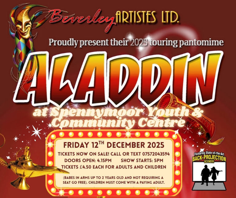 Aladdin comes to the stage in Spennymoor Aladdin comes to the stage in Spennymoor