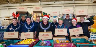 Durham Freemasons in action against hunger at Christmas