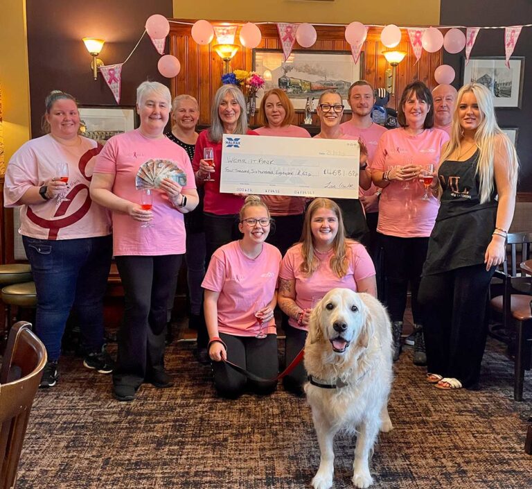 Community spirit shines as Bay Horse raises over £4,600 for Breast Cancer Research