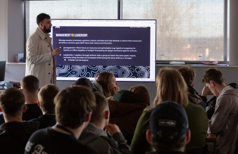 World champion coach inspires Bishop Auckland College esports students World champion coach inspires Bishop Auckland College esports students