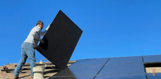 Solar panels = warm homes?