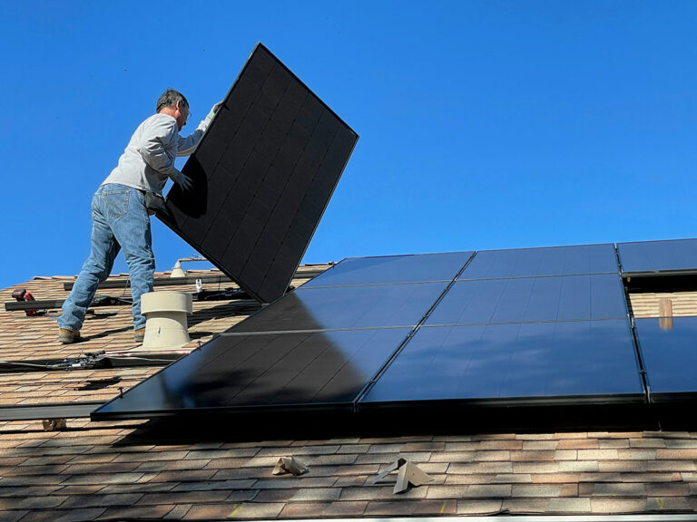Solar panels = warm homes?