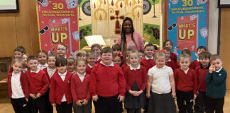 TV Celebrity Visits St. John’s Primary School