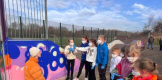 Chilton Skatepark transformed with Street Art