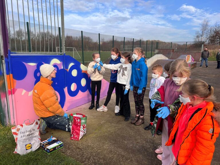 Chilton Skatepark transformed with Street Art 