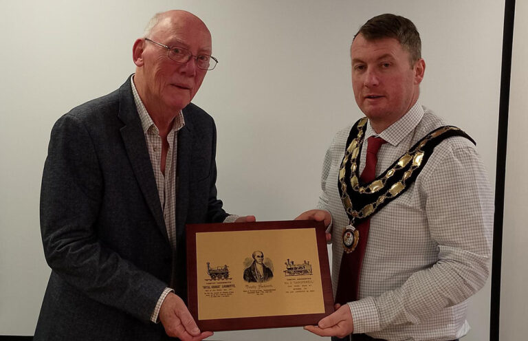 Timothy Hackworth lithograph donated to Town