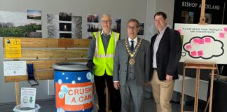 Bishop Auckland Town Council launches mobile can‑crushing station to support local foodbank
