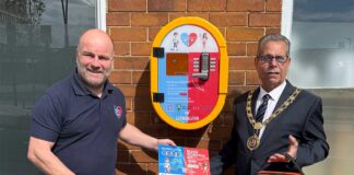 Defibrillator installed at Homeless Hub