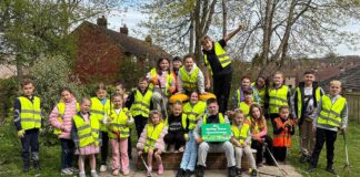 Shildon young people join Big Spring Clean