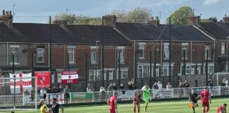 Heartbreak for Shildon as West snatch promotion in stoppage-time drama Shildon's players slump to the ground after the playoff final whistle.