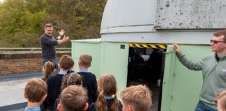 North East school children take part in world-first transmission into space