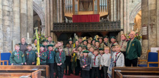 Scouts celebrate St George’s Day