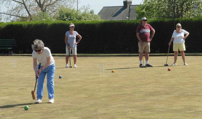 Try your hand at croquet Try your hand at croquet