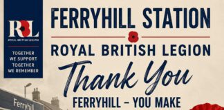 Ferryhill Poppy Appeal grand amount