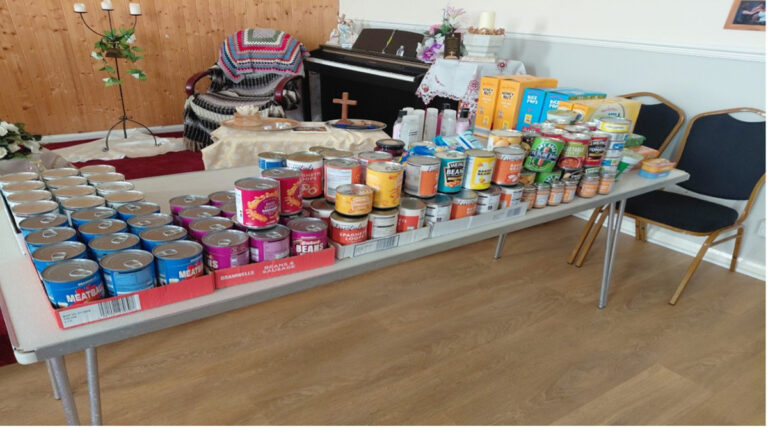 New mini food bank