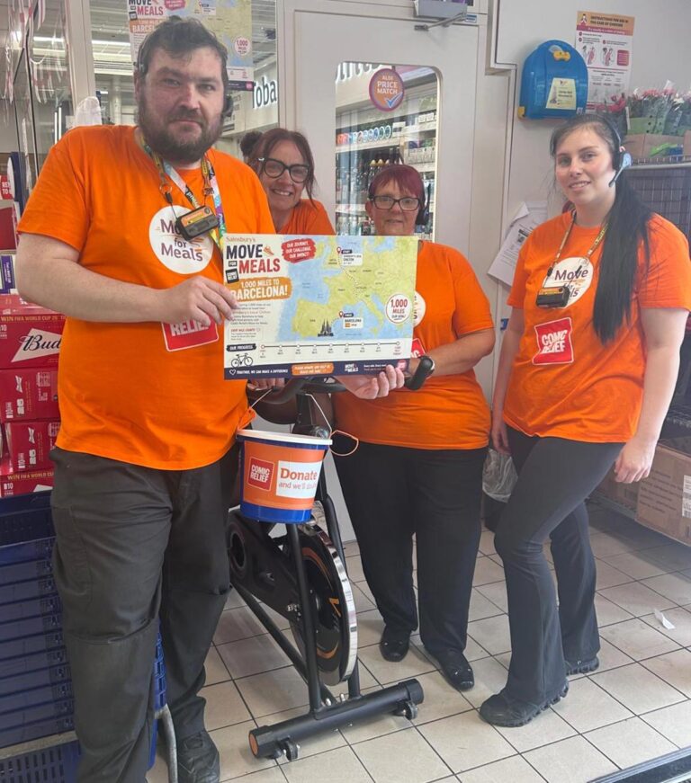 Chilton Durham Road Store pedals 1,000 miles to fight food poverty Chilton Durham Road Store pedals 1,000 miles to fight food poverty