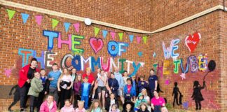 Local artist brings Community Centre to life with colourful new mural