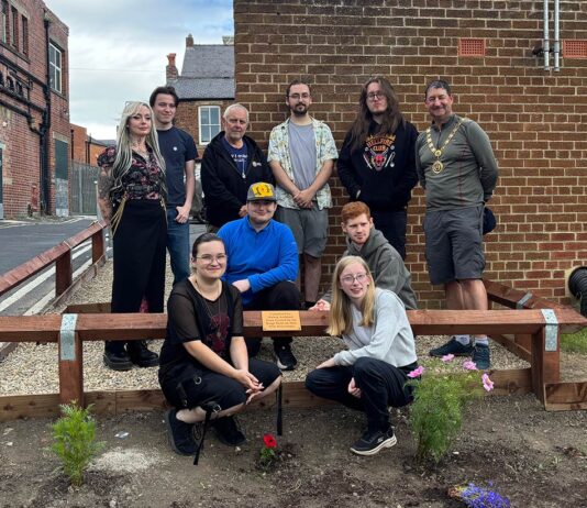 Young people transform community space