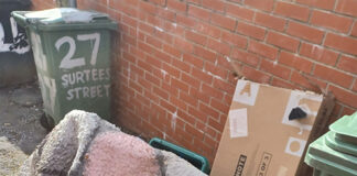 Bishop Auckland fly-tip
