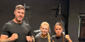 Bishop Auckland female thai boxers attend armed forces training