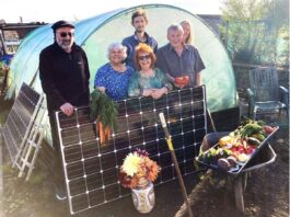 Chilton Community Garden celebrates green energy funding support