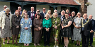 Chilton Mayor celebrates ‘at home’ event