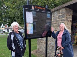 Village gets a new notice board