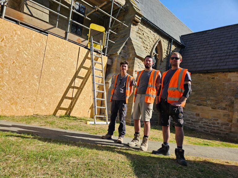 Major stonemasonry works at St Paul’s church