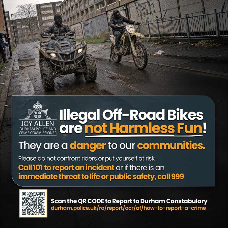 Illegal off-road bikes are not harmless fun – they are a danger to our communities Illegal off-road bikes are not harmless fun – they are a danger to our communities