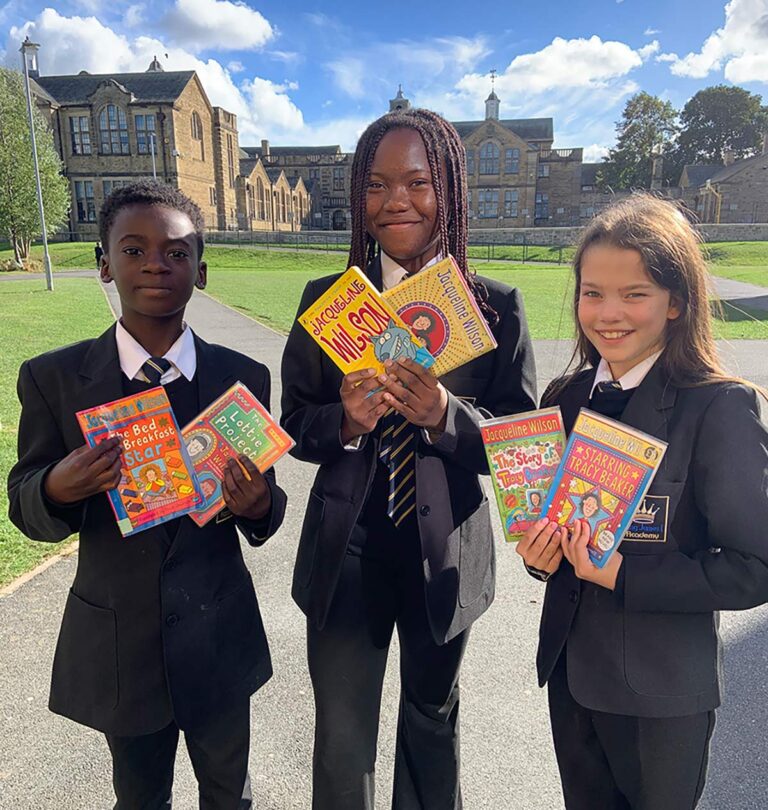 Students attend special event with Dame Jacqueline Wilson Students attend special event with Dame Jacqueline Wilson